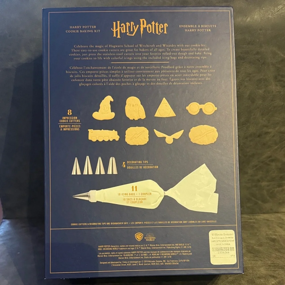 Williams Sonoma Harry Potter Cookie Baking Kit - Blue